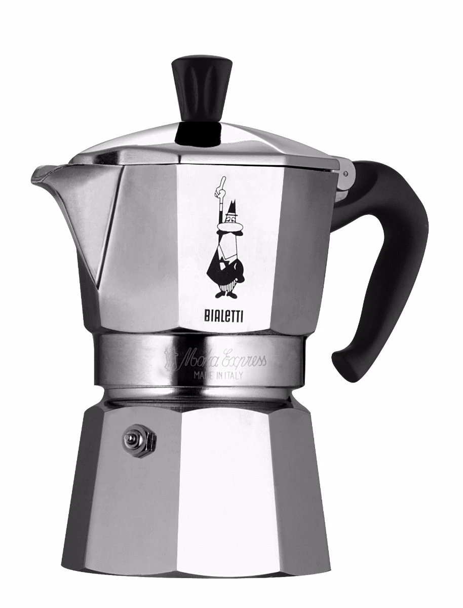 Bialetti Moka Express 3-Cup Moka Pot 3 Bialetti Moka Express 3-Cup Moka Pot