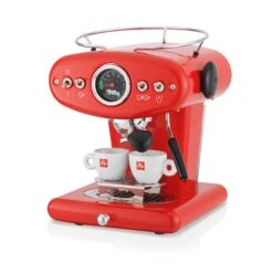 Illy X1 Anniversary E.S.E. Pod & Ground Coffee Machine - Red -Coffee Machine Shop 20294 X1 ECO RED 3Q 2 ESP