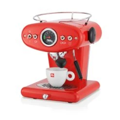 Illy X1 Anniversary E.S.E. Pod & Ground Coffee Machine - Red -Coffee Machine Shop 20294 X1 ECO RED 3Q CAPP