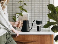 Fellow Stagg EKG 0.9L Kettle - Black And Maple -Coffee Machine Shop 3T0B7146 2