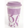 Waechtersbach Coffee-Script-Collage 12oz Travel Mug In Purple