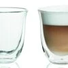 DeLonghi Creamy Collection - 6 Cappuccino Glasses -Coffee Machine Shop 5513214601 CappuccinoGlasses BeautyShot lowres