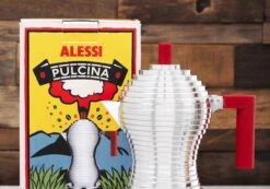 Illy Alessi Pulcina 3 Cup Moka Pot - Red -Coffee Machine Shop AlessiPulcina Banner