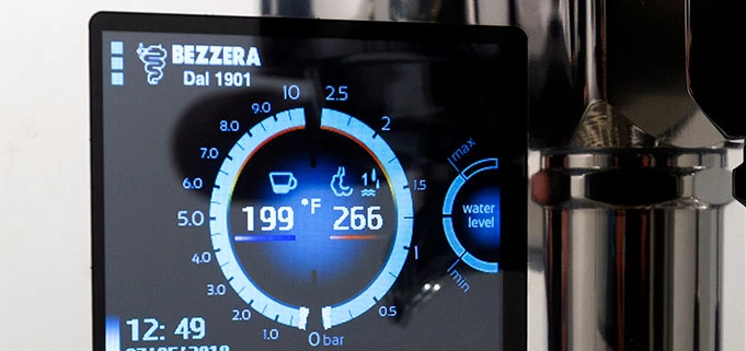 Bezzera DUO MN Dual Boiler Espresso Machine With Flow Control - Total Red 8 Bezzera DUO MN Dual Boiler Espresso Machine With Flow Control - Total Red - Image 6