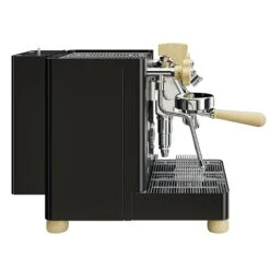 Lelit Bianca V3 Dual Boiler Espresso Machine - Matte Black -Coffee Machine Shop BiancaV3MatteBlack Side