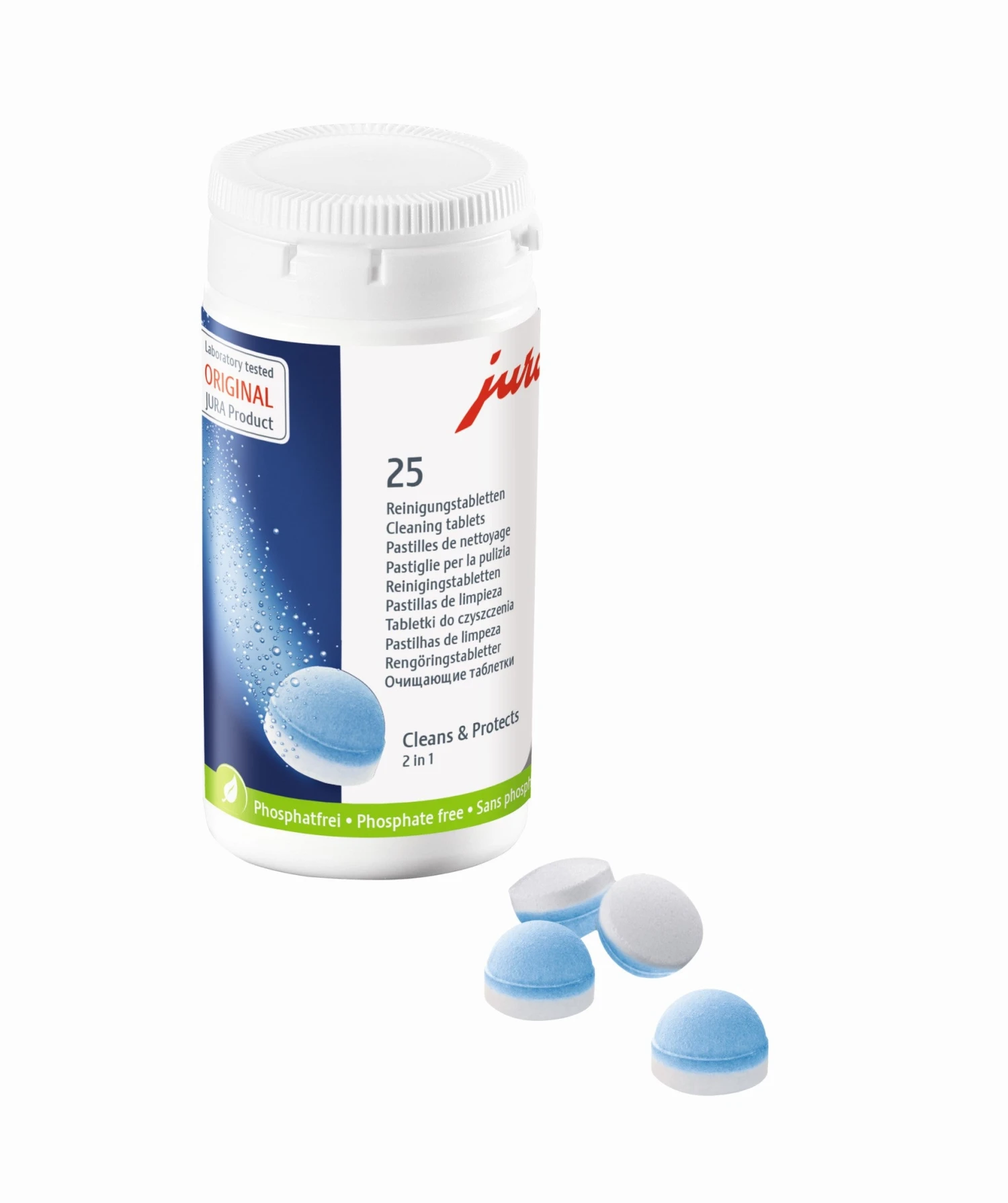 JURA 2-Phase Cleaning Tablets Large 25 Pack 3 JURA 2-Phase Cleaning Tablets Large 25 Pack