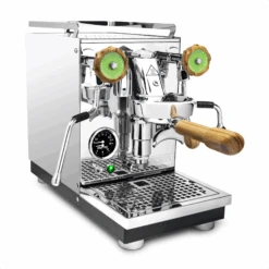 Profitec Pro 400 Espresso Machine With Olive Wood 20 Profitec Pro 400 Espresso Machine With Olive Wood -Coffee Machine Shop Chrome Olive Green