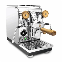 Profitec Pro 400 Espresso Machine With Olive Wood 19 Profitec Pro 400 Espresso Machine With Olive Wood -Coffee Machine Shop Chrome Olive Orange