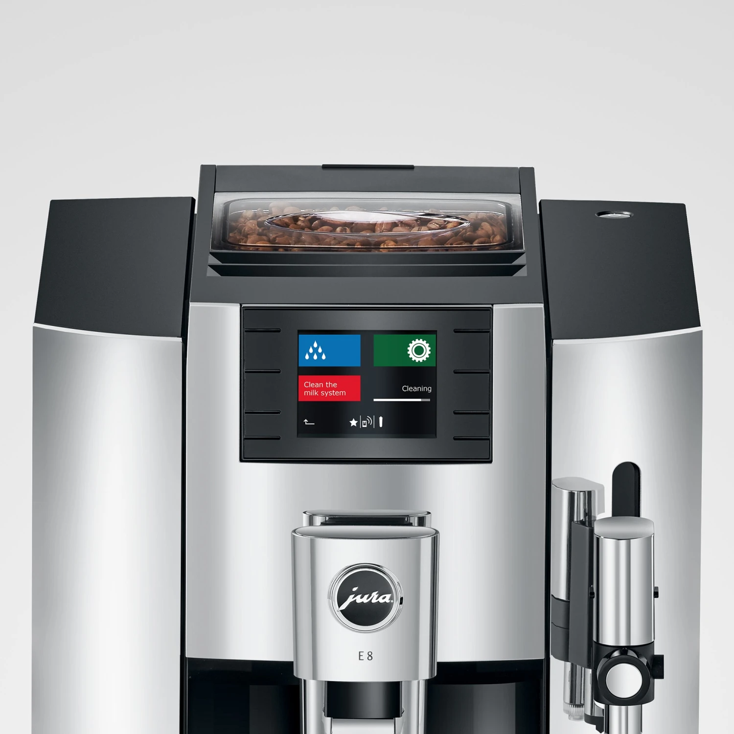 JURA E8 Espresso Machine - Chrome (NAA) 14 JURA E8 Espresso Machine - Chrome (NAA) - Image 12