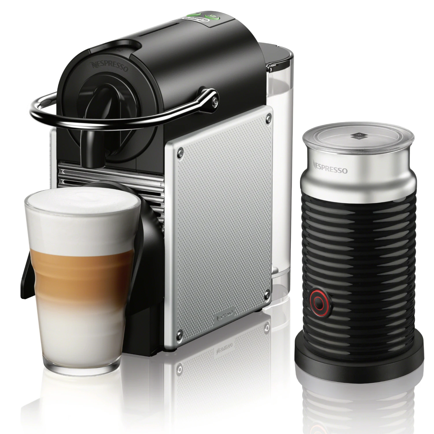 Nespresso Pixie Espresso Machine By DeLonghi With Aeroccino - Aluminum 3 Nespresso Pixie Espresso Machine By DeLonghi With Aeroccino - Aluminum