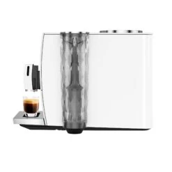 JURA ENA 8 Espresso Machine - Full Nordic White -Coffee Machine Shop ENA 8 Full Nordic White NAA rightprofile watertank espresso square