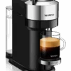 Nespresso Vertuo Next Deluxe Espresso Machine By DeLonghi - Chrome 1 Nespresso Vertuo Next Deluxe Espresso Machine By DeLonghi - Chrome -Coffee Machine Shop ENV120C Vertuo Next D Pure Chrome Delonghi 3Quarter Coffee