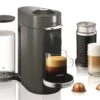 Nespresso Vertuo Plus Deluxe Espresso Machine By DeLonghi With Aeroccino - Titan 2 Nespresso Vertuo Plus Deluxe Espresso Machine By DeLonghi With Aeroccino - Titan -Coffee Machine Shop ENV155TAE