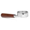 Sapele Bottomless Gaggia Portafilter -Coffee Machine Shop GASAPPFHNDLBTL