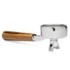 Zebra Wood Double Spout Gaggia Portafilter -Coffee Machine Shop GAZWPFHNDL2S