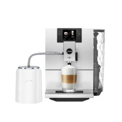 JURA Glacette Milk Cooling Sleeve - White -Coffee Machine Shop Glacette White ENA 8 NW frontal