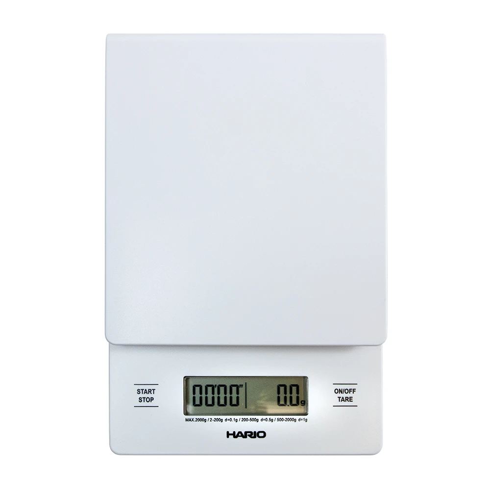 Hario V60 Drip Coffee Scale In White 3 Hario V60 Drip Coffee Scale In White