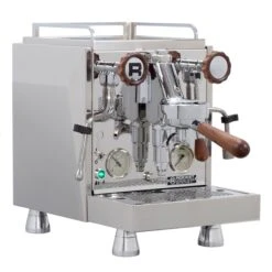 Rocket Espresso Giotto Cronometro V Espresso Machine - Walnut Accents -Coffee Machine Shop IMG 1253W