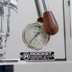 Rocket Espresso Giotto Cronometro V Espresso Machine - Walnut Accents -Coffee Machine Shop IMG 1255