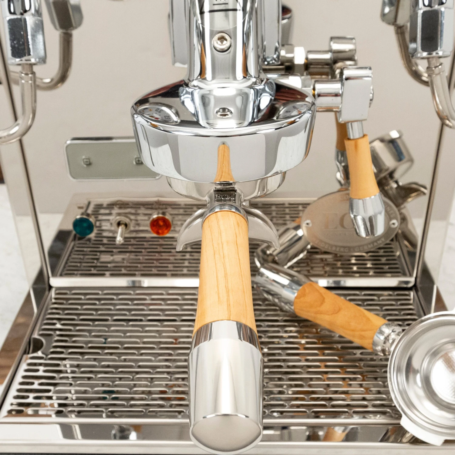 ECM Synchronika Espresso Machine - Olive Wood 14 ECM Synchronika Espresso Machine - Olive Wood - Image 12