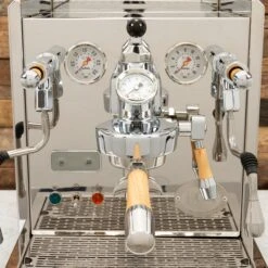ECM Synchronika Espresso Machine With Flow Control - Olive Wood -Coffee Machine Shop IMG 2398