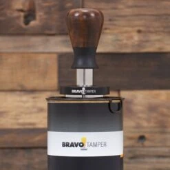 Bravo Espresso Tamper Dark Wood Handle 54.7mm -Coffee Machine Shop IMG 4441