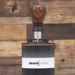 Bravo Espresso Tamper Dark Wood Handle 58.5 Mm -Coffee Machine Shop IMG 4448