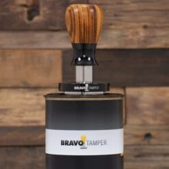 Bravo Espresso Tamper Light Wood Handle 54.7mm -Coffee Machine Shop IMG 4457