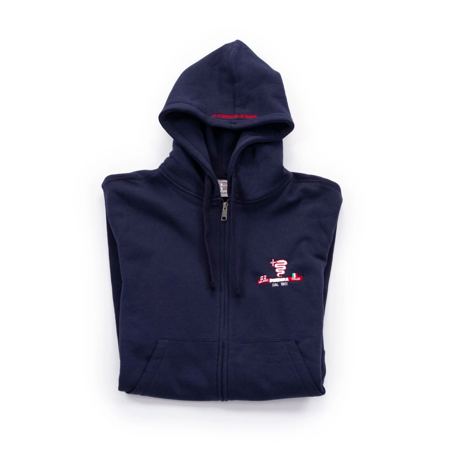 Bezzera Navy Blue Hooded Sweatshirt 4 Bezzera Navy Blue Hooded Sweatshirt - Image 2