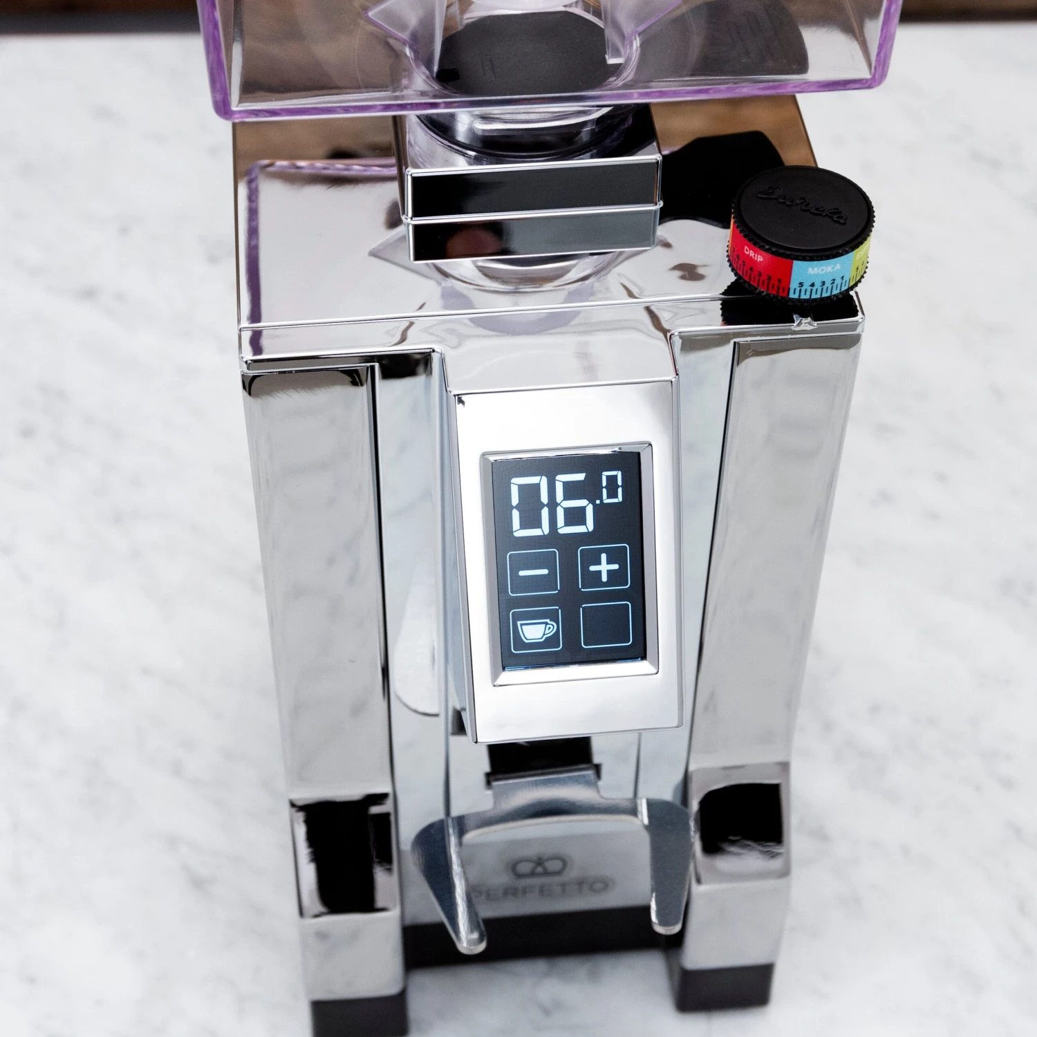 Eureka Mignon Perfetto Coffee Grinder In Chrome 7 Eureka Mignon Perfetto Coffee Grinder In Chrome - Image 5