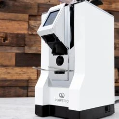 Eureka Mignon Perfetto Coffee Grinder In White -Coffee Machine Shop IMG 7136