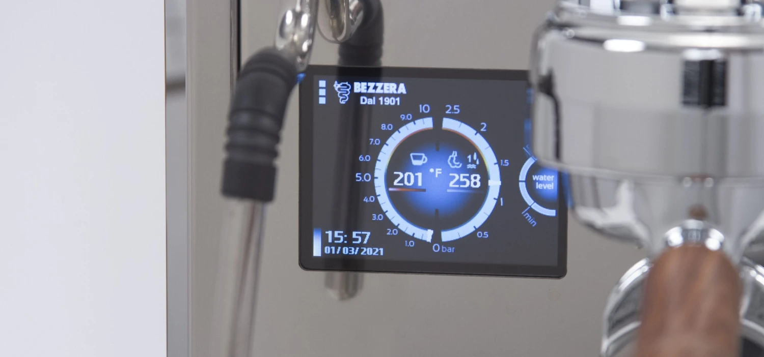 Bezzera DUO DE Dual Boiler Espresso Machine - Total Red 7 Bezzera DUO DE Dual Boiler Espresso Machine - Total Red - Image 5