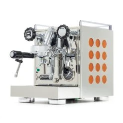 Rocket Espresso Appartamento Espresso Machine - Sapele Quarter Cut