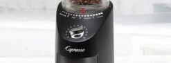 Capresso Infinity Plus Conical Burr Coffee Grinder In Black -Coffee Machine Shop InfinityPlusBlack Hero3