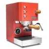 Profitec GO Espresso Machine - Red With Olive Wood -Coffee Machine Shop PTPRO100REDOW