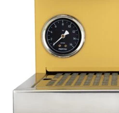 Profitec GO Espresso Machine - Yellow -Coffee Machine Shop ProfitecGO gelb Manometer