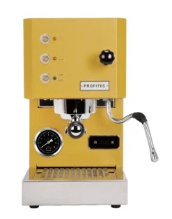 Profitec GO Espresso Machine - Yellow -Coffee Machine Shop ProfitecGO gelb frontal