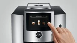 JURA S8 Chrome Espresso Machine -Coffee Machine Shop S8 emo Cr screen rotary en Print eng 20168