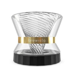 Brewista Tornado Duo Double Wall Glass Dripper -Coffee Machine Shop Tornado WithBase
