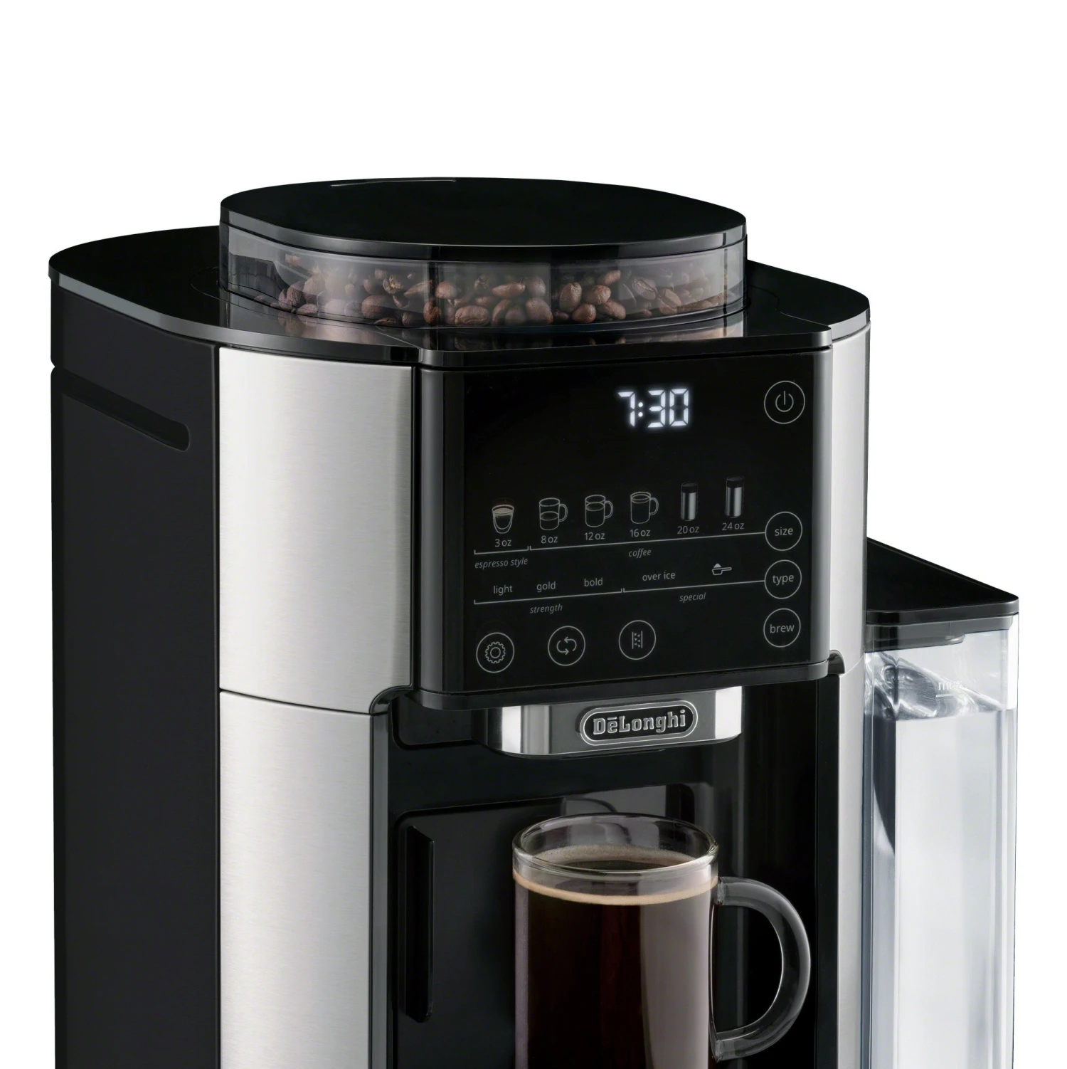 DeLonghi TrueBrew Drip Coffee Maker - Stainless/Black 4 DeLonghi TrueBrew Drip Coffee Maker - Stainless/Black - Image 2