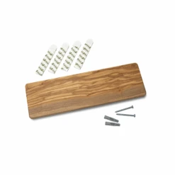 Wiedemann Hangup 3pc Equipment Rack - Olive Wood -Coffee Machine Shop WMHANGUP3OW 06