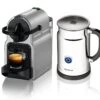 Nespresso Inissia D40 In Silver And Aeroccino Plus 1 Nespresso Inissia D40 In Silver And Aeroccino Plus -Coffee Machine Shop inissia silver bundle web
