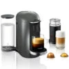 Nespresso VertuoPlus Deluxe And Aeroccino Bundle In Titan -Coffee Machine Shop nespresso vertuoplus deluxe bundle in titan breville