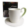 Loveramics Miix Designer Coffee Cup & Saucer In Apple Green -Coffee Machine Shop opt coffee green