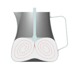 Espro Toroid 2 Pitcher 20 Oz -Coffee Machine Shop toroid2 front view 2 sizes graphic 1